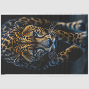 Papier Mousseline Découpage Leopard Exotique Gros Art numérique