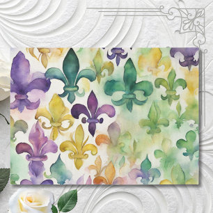 Papier Mousseline Découpage Mardi Gras