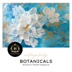 Papier Mousseline Découpage Mariage Floral Blanc et Or