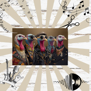 Papier Mousseline Découpage Metallica Turquie Feathers Funk Band
