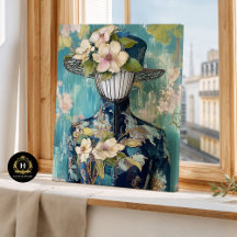 Découpage mode vintage Paris France Mannequin