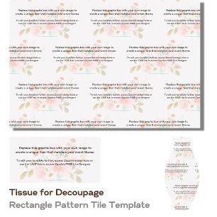 Papier Mousseline Découpage Modèle pour concevoir votre propre Motif