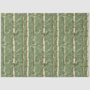 Papier Mousseline Découpage Motif Bambou