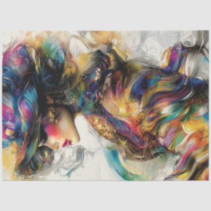 Papier Mousseline Découpage Motifs Abstraites Casquette