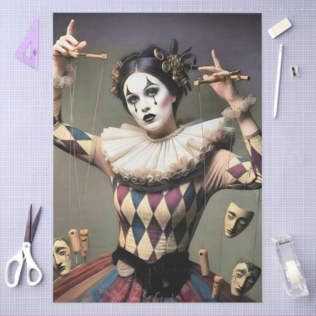 Papier Mousseline Découpage Motifs Gothiques Poétiques (Artisanat)