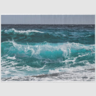 Papier Mousseline Découpage Ocean Wave 20x30