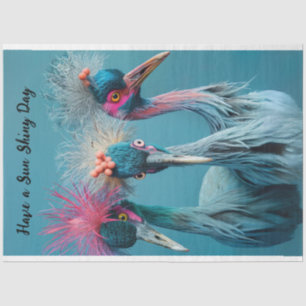 Papier Mousseline Découpage Oiseaux Jour brillant soleil