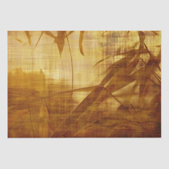 Papier Mousseline Découpage papier parchemin en bambou 12 Arrière -  (Recto)