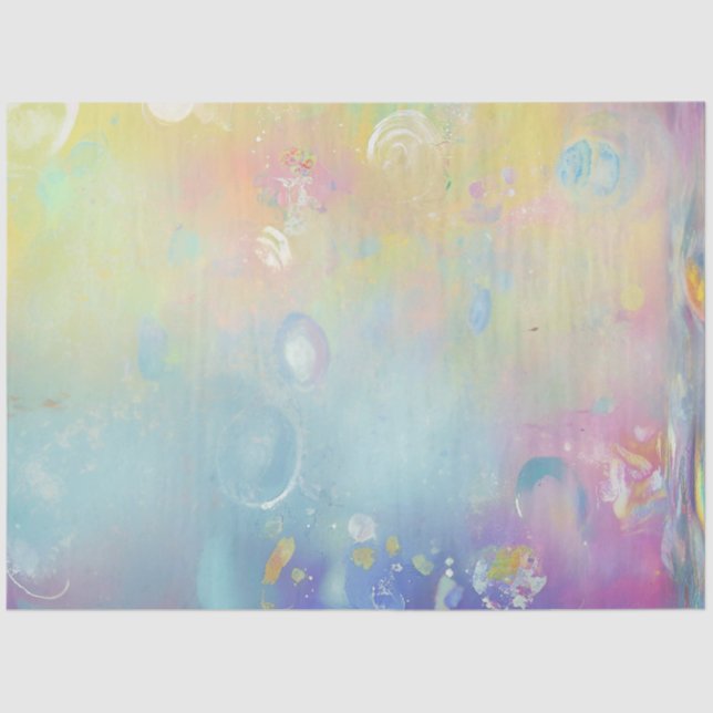 Papier Mousseline Découpage Pastel Faux Terminer Arrière - plan Abst (Recto)