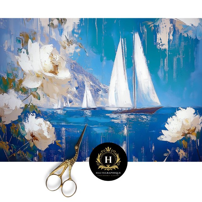 Papier Mousseline Découpage père Noël Catalina Island California (Créateur téléchargé)