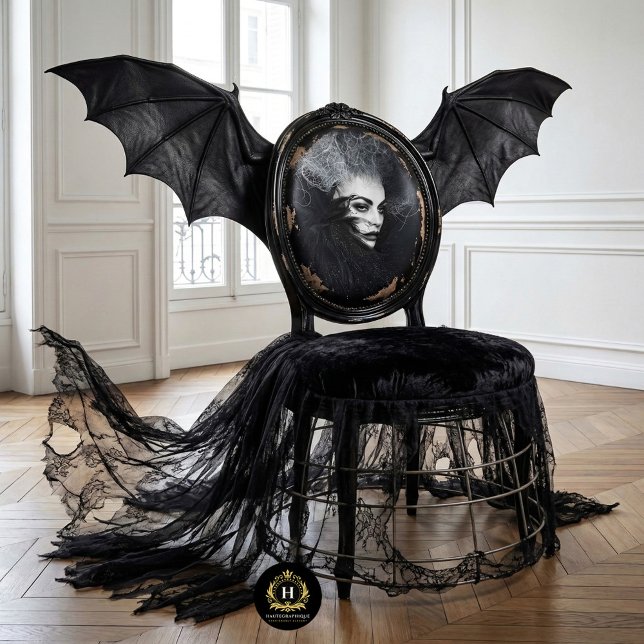 Papier Mousseline Découpage photo de mode noir gothique (Créateur téléchargé)