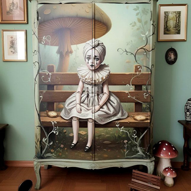 Papier Mousseline Decoupage poupée fantaisiste (Créateur téléchargé)