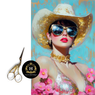 Papier Mousseline Découpage Rodéo Rose du désert