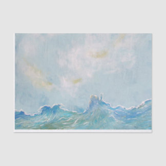 Papier Mousseline Découpage sur papier de fond océanique