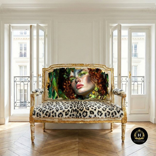 Papier Mousseline Découpage tribal déesse nature sauvage (Créateur téléchargé)