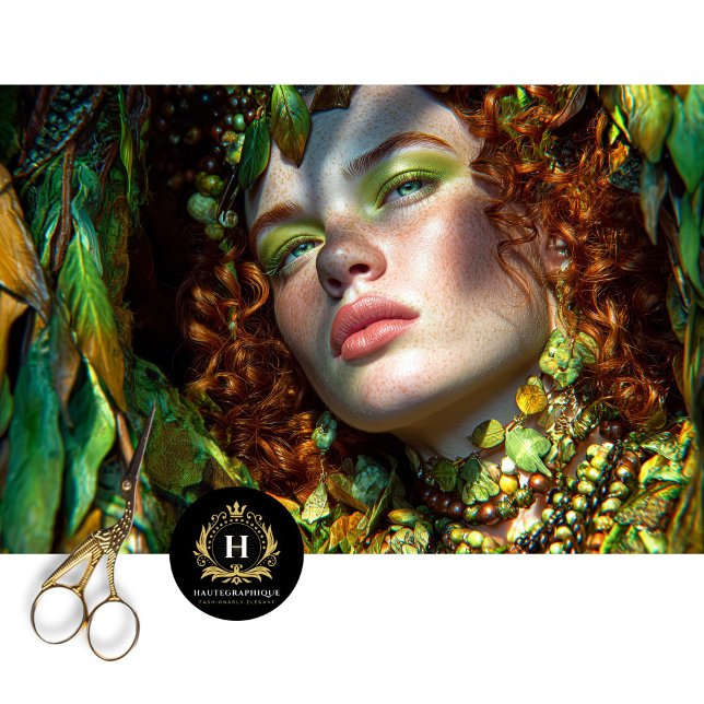 Papier Mousseline Découpage tribal déesse nature sauvage (Créateur téléchargé)