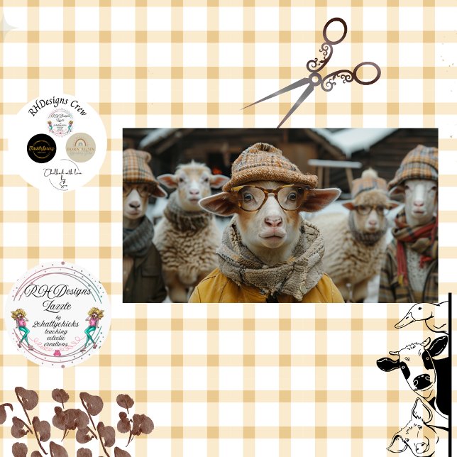 Papier Mousseline Découpage Vêtements et lunettes d'hiver pour mouto (Créateur téléchargé)