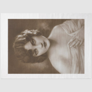 Papier Mousseline Découpage vintage des années 1920