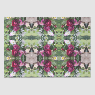 Papier Mousseline Découpage Vintage Rose Floral