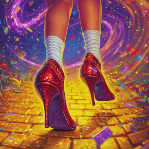 Papier Mousseline Découpage Whimsical Elara Danser Golden Road