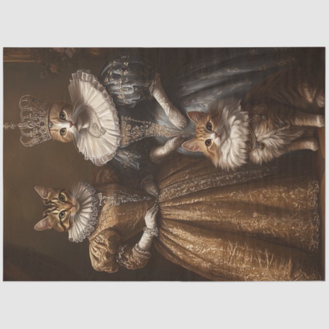 Papier Mousseline Découpage Whimsical Portrait Artistique Famille de (Recto)