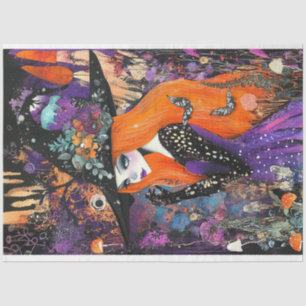 Papier Mousseline Découpage Woodland Wtich