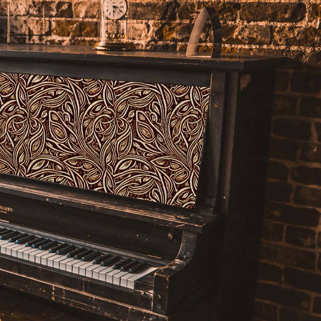 Papier Mousseline Défilements de fleurs dans la page de découpage Mo (Créateur téléchargé)