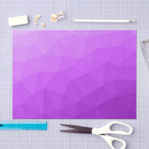 Papier Mousseline Dégradé de lavande violette à motif de maille géom