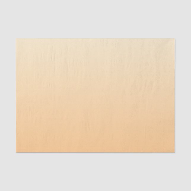 Papier Mousseline Dégradé des couleurs Jaune et Pêche (Recto)