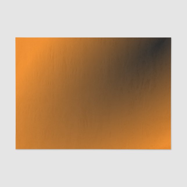 Papier Mousseline Dégradé noir orange (Recto)