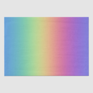 Papier Mousseline Dégradé profond arc-en-ciel