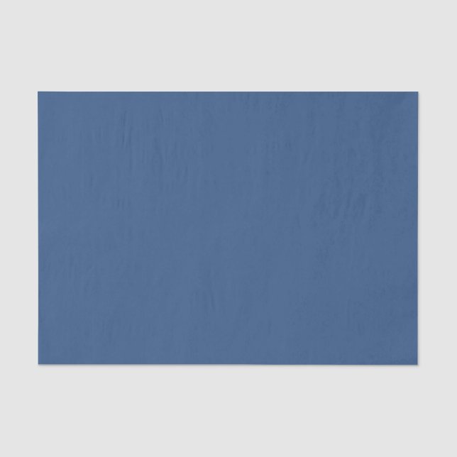 Papier Mousseline Deja Vu Bleu Saison Printemps Couleur Solide (Recto)