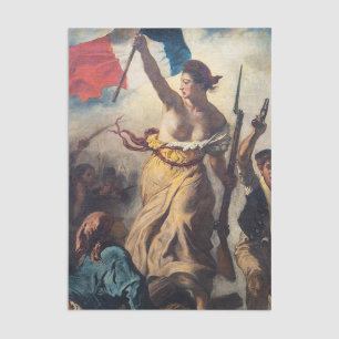 Papier Mousseline Delacroix - La Liberté guidant le peuple Gros plan