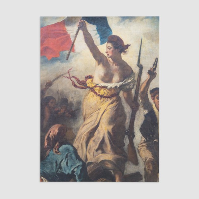 Papier Mousseline Delacroix - La Liberté guidant le peuple Gros plan (Créateur téléchargé)