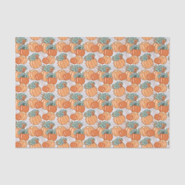 Papier Mousseline Délice de citrouille (Recto)