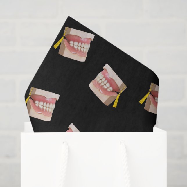 Papier Mousseline Dental School Graduation Party Cadeau (Sac cadeau)