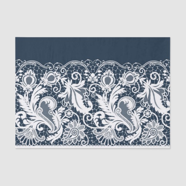 Papier Mousseline Dentelle blanche 2 (Recto)