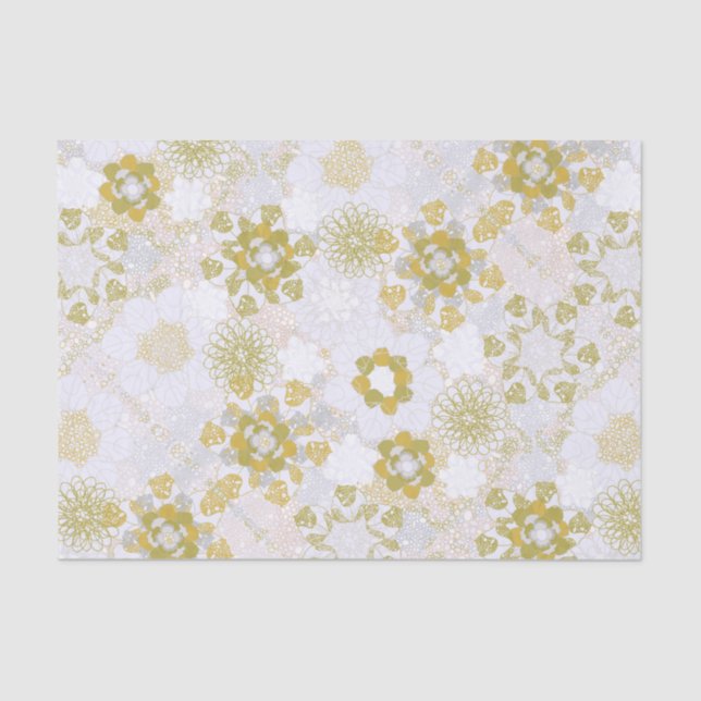 Papier Mousseline Dentelle Crochet (Recto)