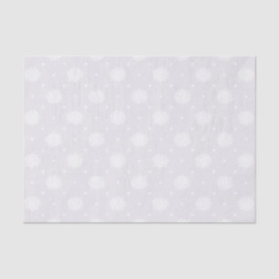 Papier Mousseline Dentelle florale blanche élégante