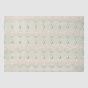 Papier Mousseline Dentelle vintage victorienne élégante strass turqu