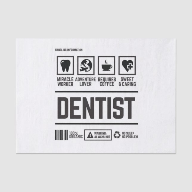 Papier Mousseline dentiste (Recto)