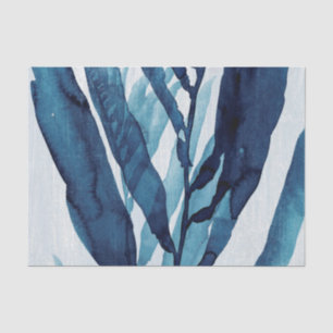 Papier Mousseline Dérive bleue I