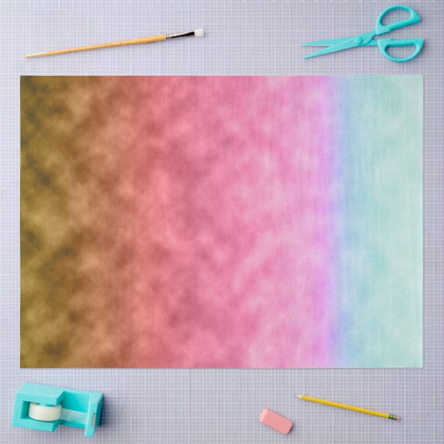 Papier Mousseline Dérive Pastel (Artisanat)