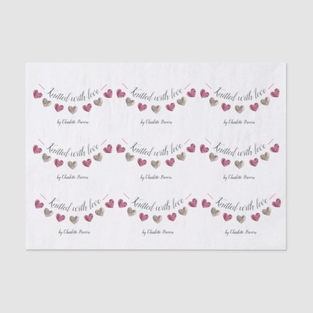 Papier Mousseline Des cadeaux faits à la main (Recto)