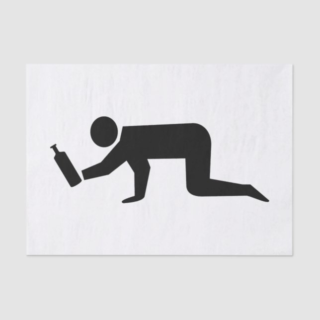 Papier Mousseline Des gens ivres (Recto)