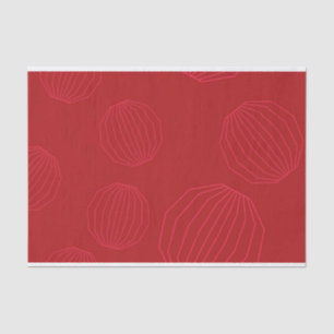 Papier Mousseline Des ornements de Noël simples, modernes et fluides