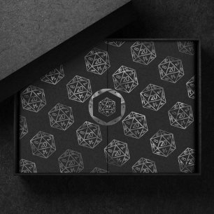 Papier Mousseline Dés RPG   Joueur de rôle Retro Old School Tablett