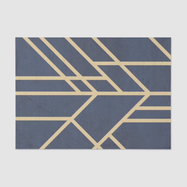 Papier Mousseline Design Art déco (Recto)