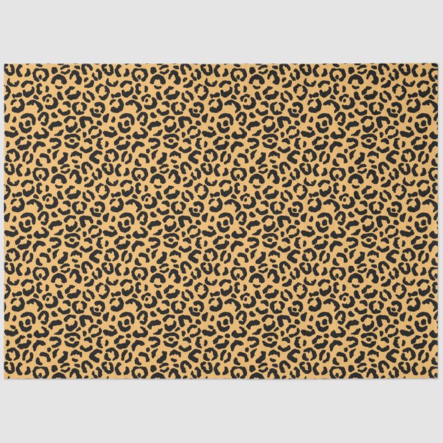 Papier Mousseline Design classique série Leopard 14 (Recto)