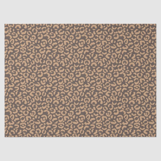 Papier Mousseline Design classique série Leopard 3 (Recto)